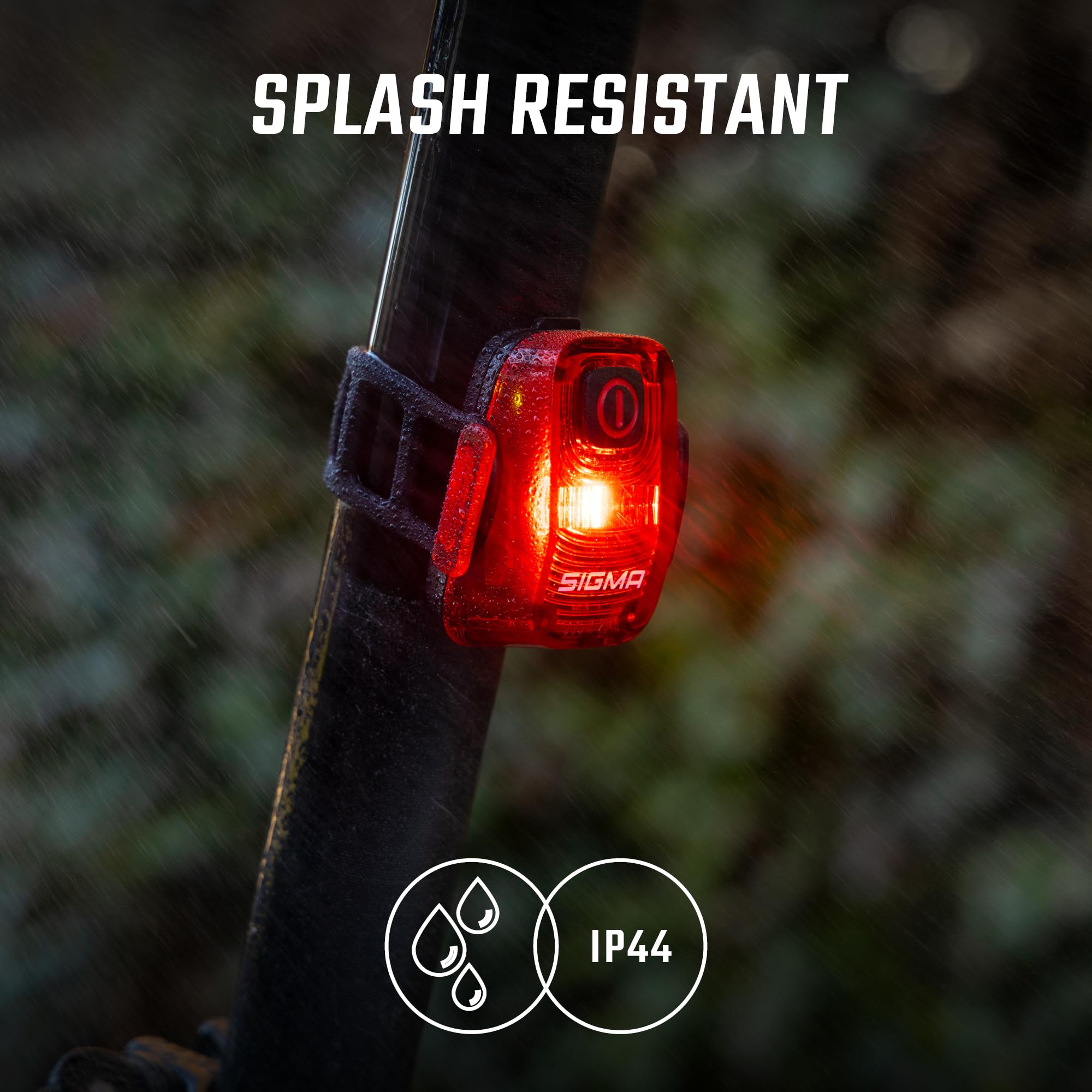SIGMA HIRO 10 | wetterfestes Fahrradrücklicht mit 500 m Sichtweite | StVZO zugelassenes Rücklicht mit USB-C | Lange Leuchtdauer 10