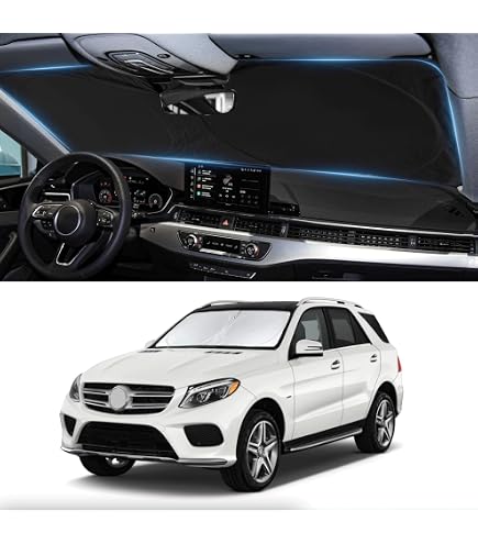 Amazon.com: Pigenius Windshield Sunshade for Mercedes-Benz GLE SUV