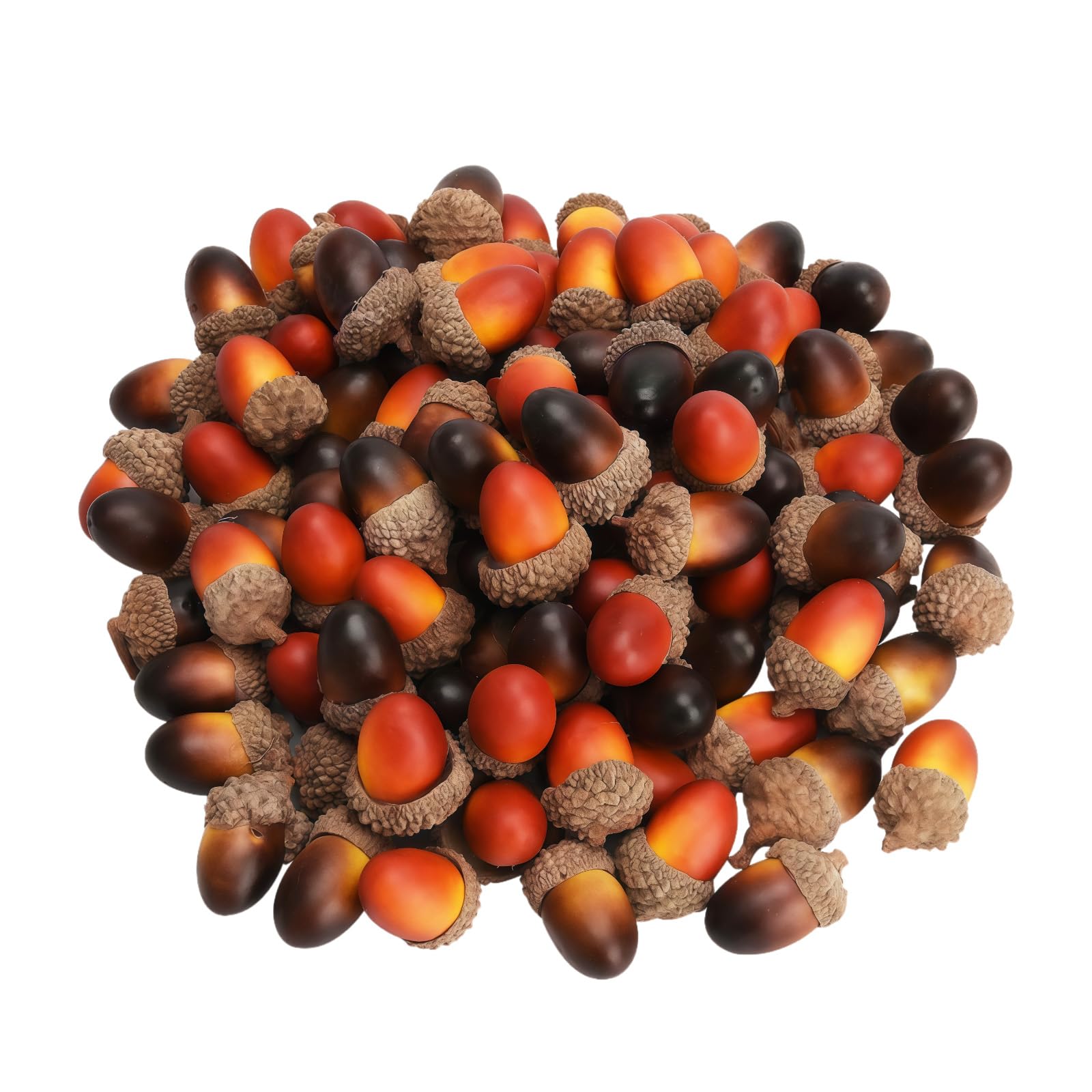 Upstore 50PCS Artificial Acorns with Natural Caps Fall Decor for Wedding Christmas Party Home Table Scatter Autumn Harvest Centerpiece Craft Decorations