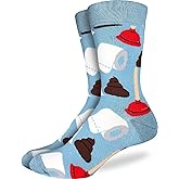 Good Luck Sock Men's Bigfoot, Sasquatch, Abominable Snowman & Yeti Socks, Adult