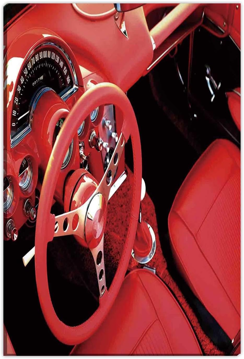 Amazon.com: Hitecera Cars, Wall Art for Office, Inner View of Exquisite