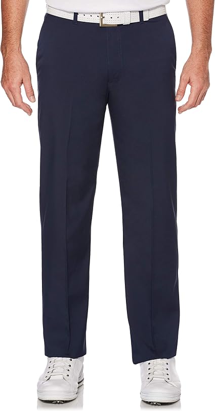 Pantalon Golf PGA Homme Taille 38 Plissé Devant Extensible Marron - Neuf