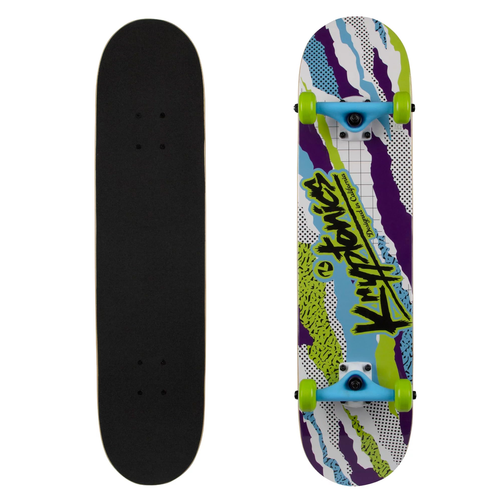 Photo 1 of ***FACTORY SEALED*** Kryptonics 31" Separation Recruit Series Skateboard - Classic Cruiser Deck, Durable Polypropylene, Smooth 5cm Wheels, Vibrant Multi-Color Design, Ideal for Beginners and Experienced Riders