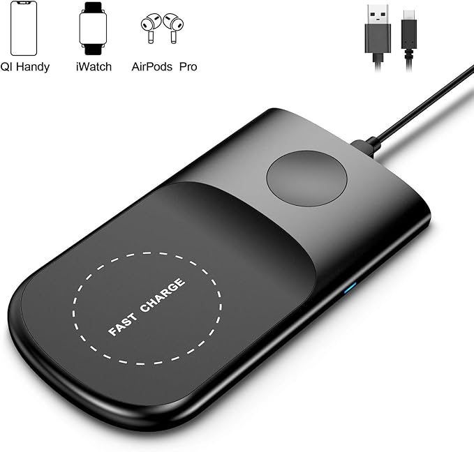 Joyeky 2 In 1 Wireless Charger Apple Watch Charging Pad Nightstand Mode For Iwatch Series 5 4 3 2 7 5w Fast Charging For Iphone 11 11 Pro Max Xr Xs Max Xs X 8 8p Airpods Pro 2 Built In Magnet Amazon Co Uk Electronics