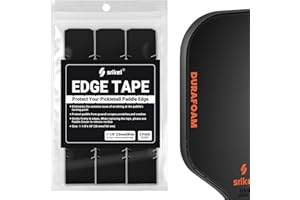 Srikel Pickleball Edge Guard Tape – Pickle Ball Paddle Edge Protection Tape 3 Pack,Paddle Head Edge Guard for 12MM to 20MM Ra