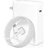 140W Charger for MacBook Pro 16 14 inch Mac Air 15 13 inch 2025 2024 2023 2022 2021 M1–M4【Original Quality】Type C Fast Charger Power Adapter & 6.6FT Type C to Magnetic 3 Cable LED Applicable 2021-2025