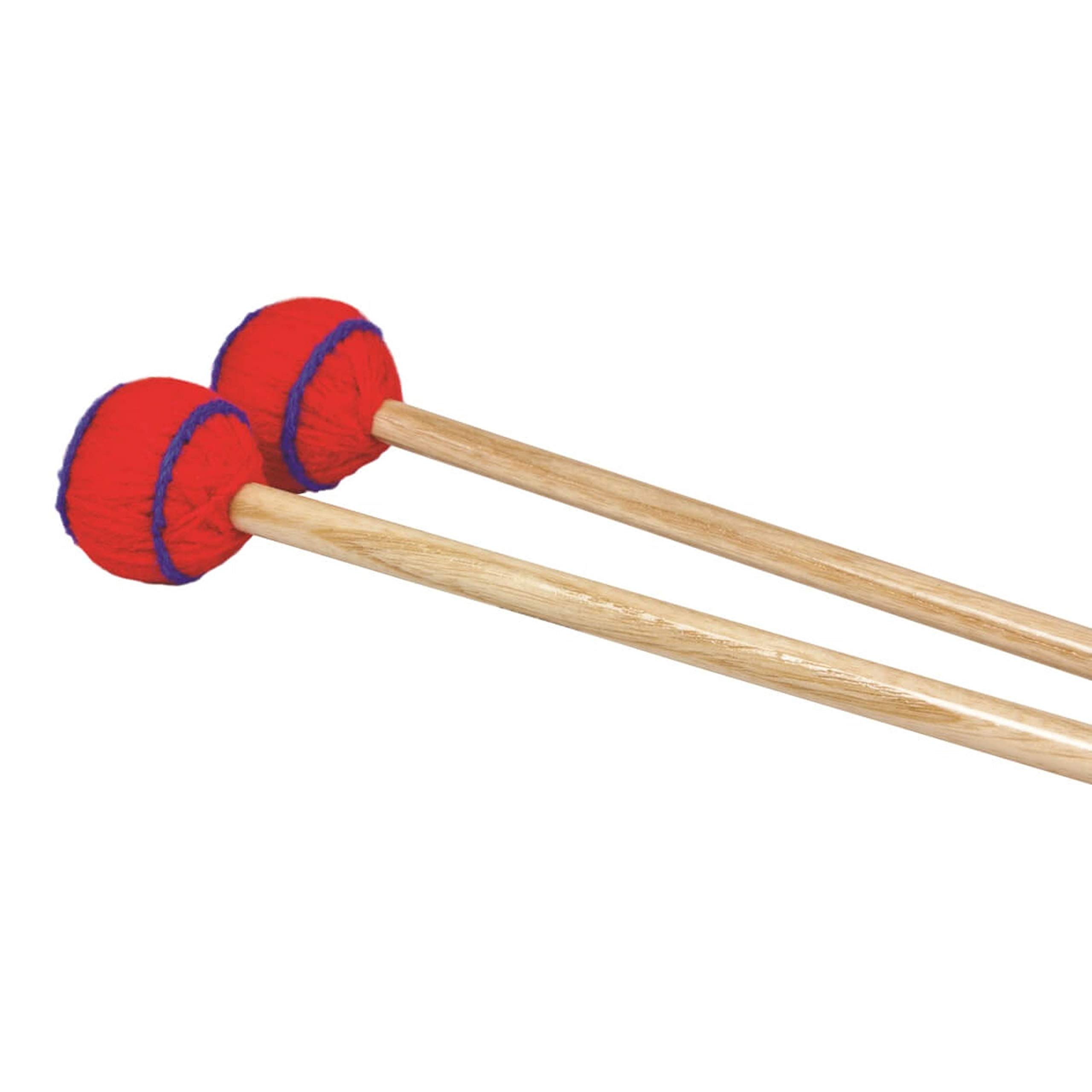 Percussion Plus PP076 Wound Woolen Headed Mallets for Vibraphone or Marimba - Medium