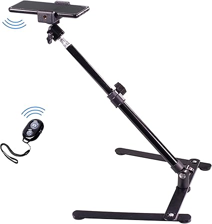 Pixlplay - Overhead Video Table Stand and Wireless Shutter Remote