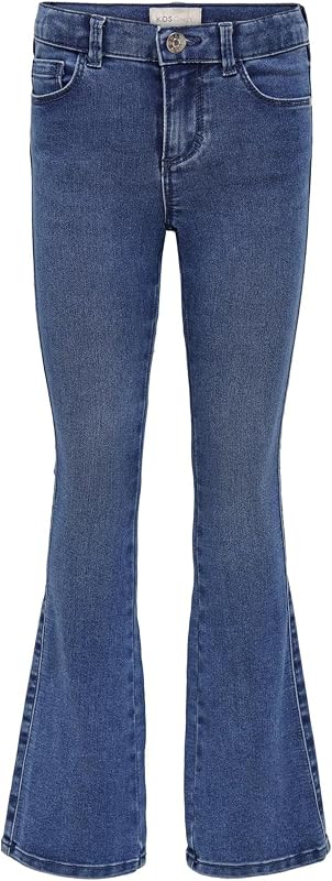 Konroyal Life Reg Flared Pim504 Noos, Jeans Bambine e Ragazze, Medium Blue Denim, 128