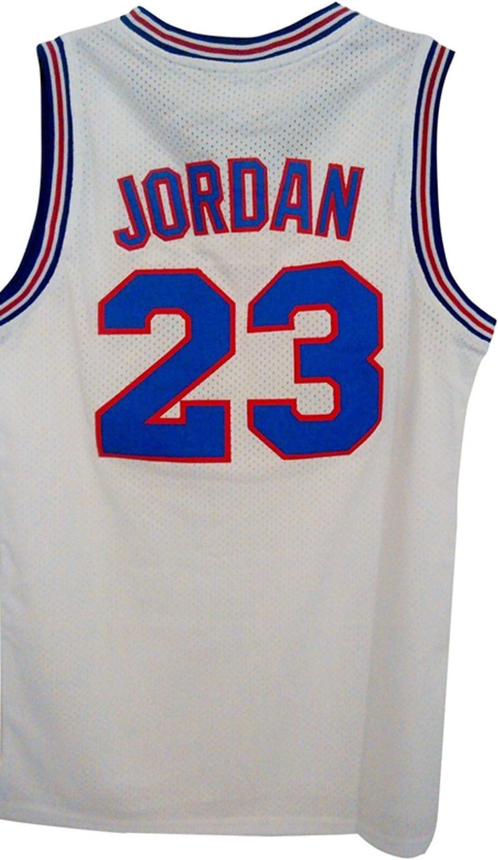 Elvironadio Youth Jordan 23 Space Jam Jersey Kids Basketball Jersey White L