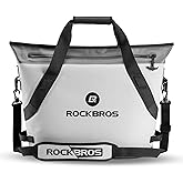 ROCKBROS Soft Cooler Insulated Leak Proof Cooler Bag Portable 36 Can Large Soft Sided Coolers Waterproof Insulated Pack Cooler for Travel, Beach, Camping, Picnic, Lunch, Fishing, Floating, Party