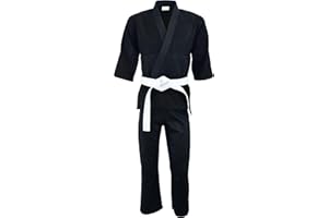 ULTIMATE FIGHT GEAR Ultimate - Judo Single Weave Kids Adults Unisex Karate Gi Uniform - (Belt Included)