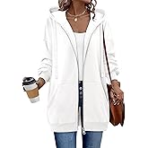StunShow Womens Zip Up Hoodies Y2k Drawstring Sweatshirt Casual 2025 Fleece Jacket with Pocket