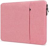 ProElife 13-Inch Laptop Sleeve Case for MacBook Air 13.6 in Pink Canvas
