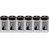 Panasonic Industrial CR123A Lithium Battery 3V 6 Pack