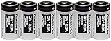 Panasonic Industrial CR123A Lithium Battery 3V 6 Pack
