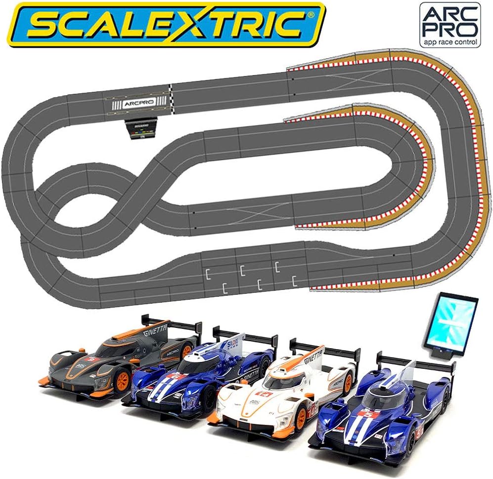 Scalextric Digital Bundle SL7 2020 ARC PRO Pit Lane 4 Cars Jadlam