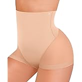 SHAPELLX Tummy Control Shapewear for Women High Waisted Body Shaper Underwear Compression Panty Invisible Girdle