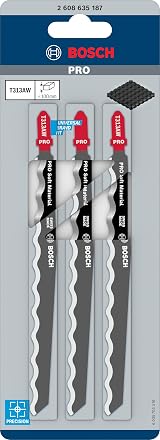 Bosch Jigsaw Blade T 313 AW Soft Material 152 mm 3 pcs view 2