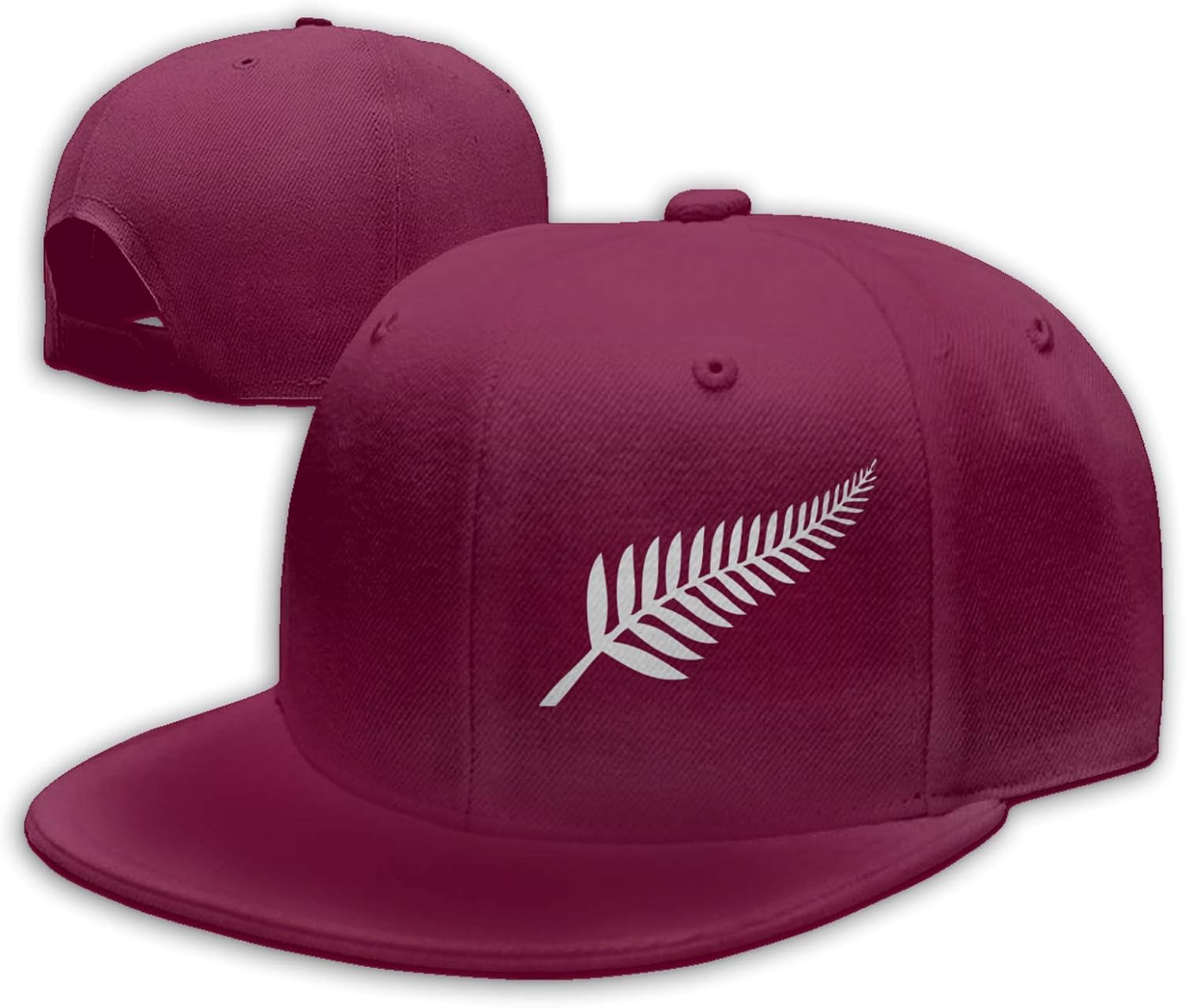 VJSDIUD Hut Flat Bill Dad Cap New Zealand Maori Fern Flat Peaked