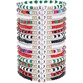 Dremcoue Six Seven Bracelets Funny Six Seven 67 Bracelet for Men Women Funny 67 Meme Bracelets :A Birthday, Valentine's Day, Easter, Christmas Stocking Stuffer Gift for Tweens & Teens 16 Pcs