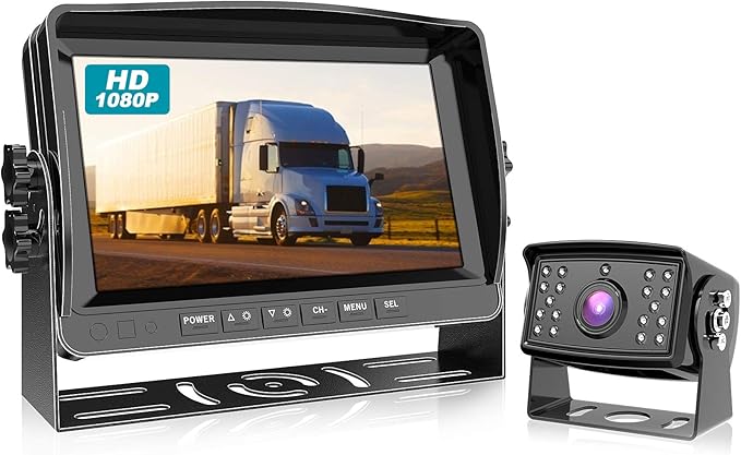 Amazon.com: Fookoo Ⅱ HD 9" Backup Camera System Kit,9''1080P Reversing