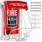 jojofuny Fire Alarm Cover: Fire Alarm Pull Station Covers | Manual Call Point Protective Guard for Fireproof Switch Guard