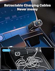 Starlight Retractable Car Charger with Retractable