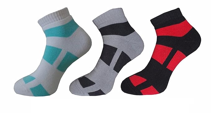 Footprints Organic Ankle Unisex Socks- Pack of 3