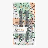 kwmobile 2x Huawei Band 4 Silicone Replacement Watch Bands Black Dark Green view 7