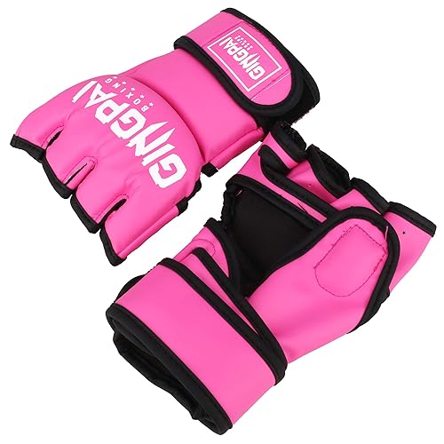 GINGPAI Half Training Boxing Mitts Gloves for Men Women, Training