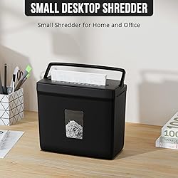 Suntiko Paper Shredder for Home Use,5 Sheets Small