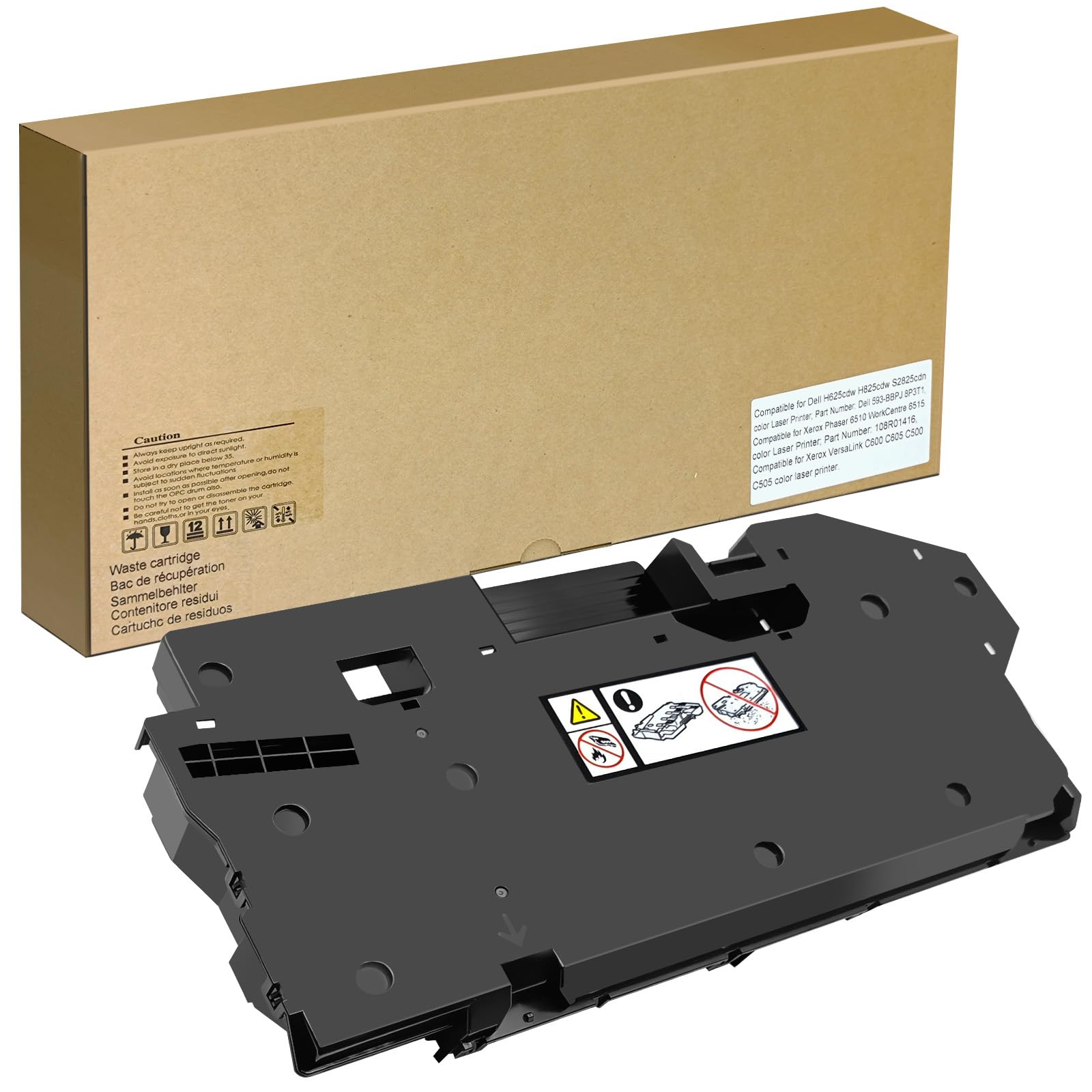 ASEKER 108R01416 Waste Toner Cartridge Collector Container 30000 Pages Compatible for Xerox Phaser 6510 WorkCentre 6515 Xerox VersaLink C500 C505 C600 C605 Dell H625cdw H825cdw S2825cdn Printers