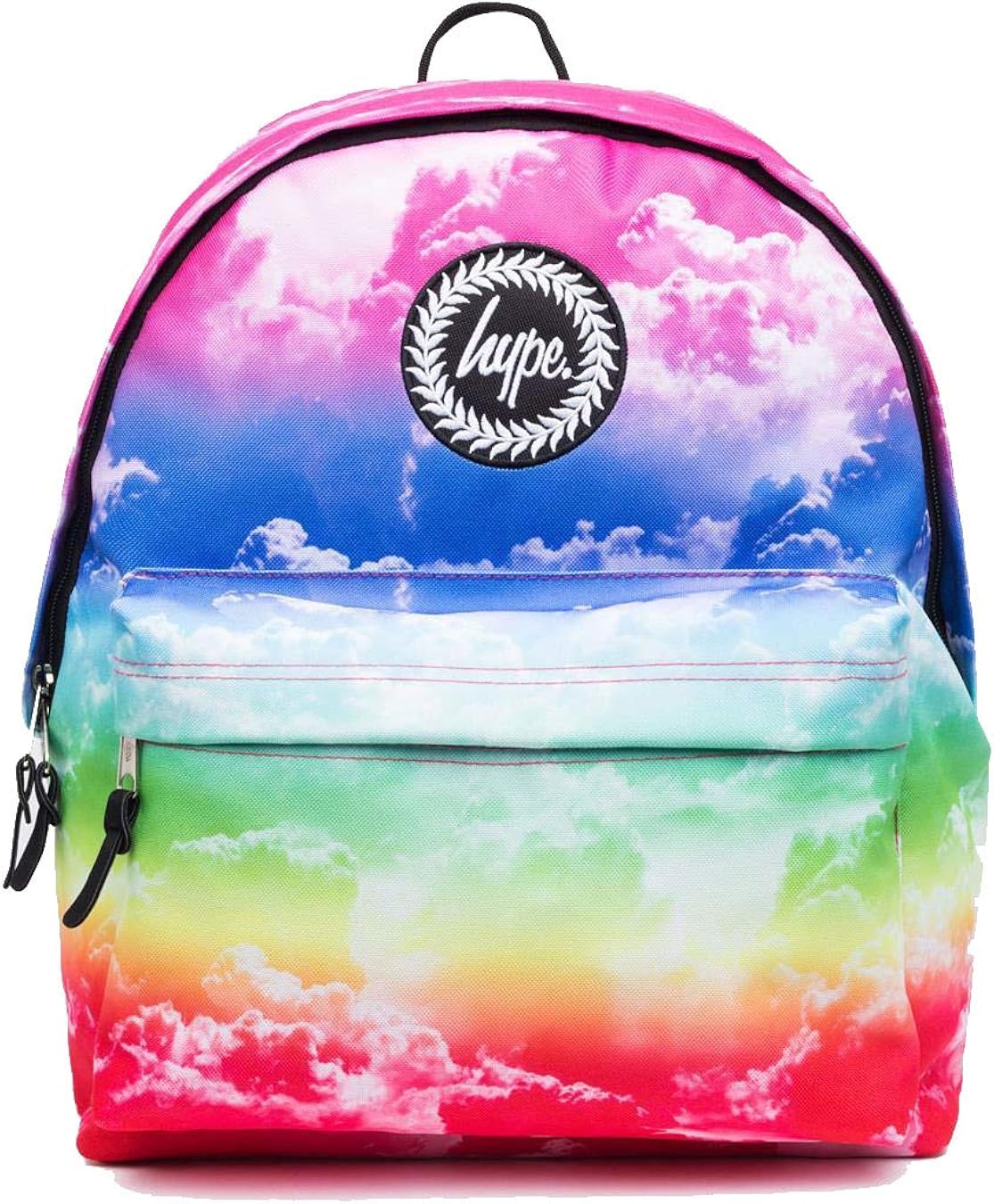 HYPE Backpack School Bag for Girls Boys Rainbow Clouds Gym Travel