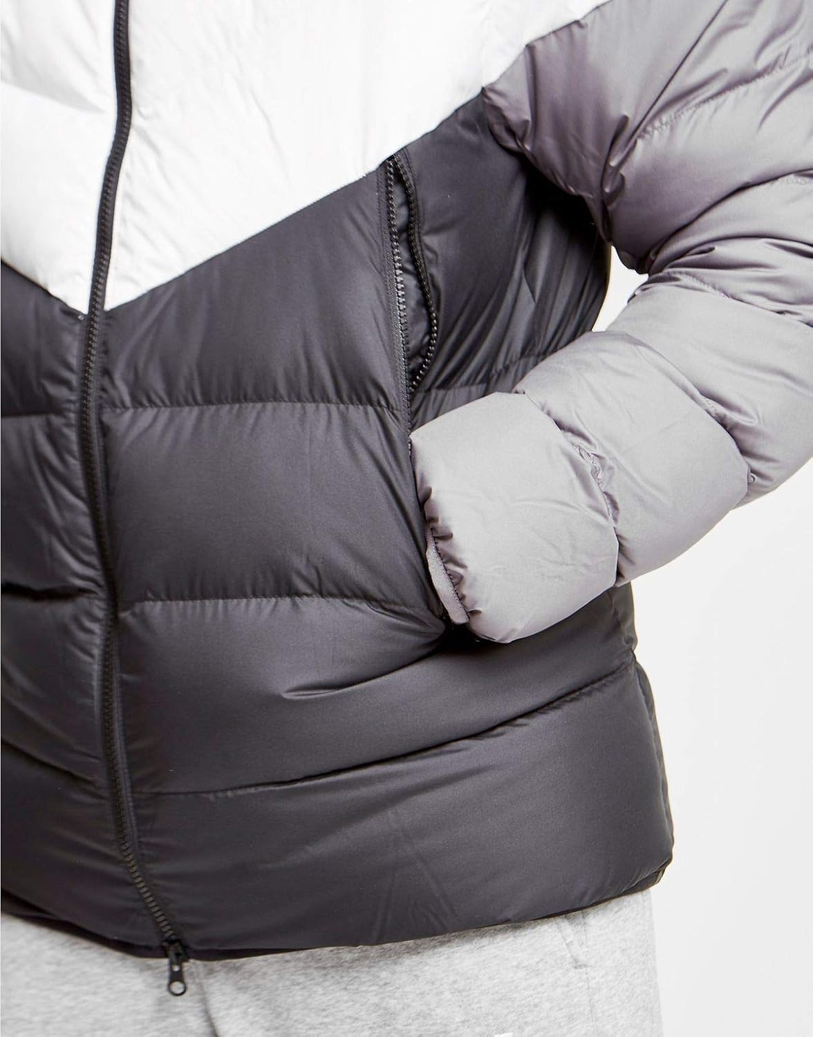 sportswear windrunner down fill men's hooded jacket