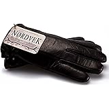 Nordvek Mens Leather Gloves Sheepskin Lining Warm In Winter 302