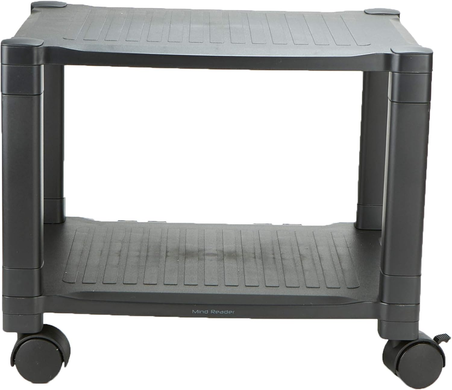 Mind Reader Classify Mobile Printer Cart with Cable Management, BlK, 2 Tiers, Black: Home & Kitchen
