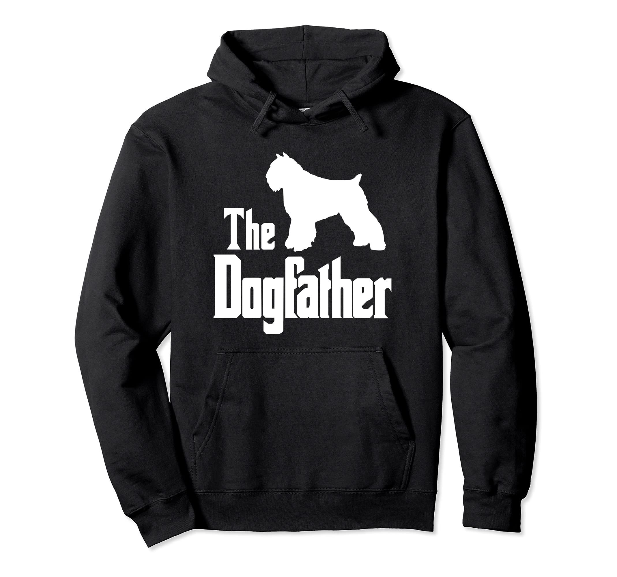 The Dogfather - funny dog gift, funny Bouvier des Flandres Pullover Hoodie