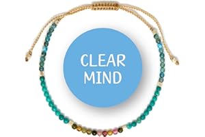 BALIPURA Aura Bracelet Collection for Women - 2mm SMALL (TINY) BEADS, Healing Crystals, Gemstones, and 925 Solid Silver Beads - Essential Women's Real Stone Bracelets