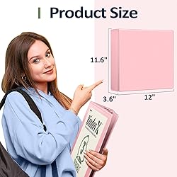 Sooez BinderX Extra Durable 2 Pack 3 Inch 3 Ring