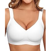HORISUN Wireless Bras for Women Soft Comfortable No Underwire T Shirt Bra Seamless Full Coverage Bras with Support