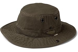 Tilley Mens Womens Enzyme Washed Guaranteed for Life Sun Protection Water Repellent T3 Wanderer Hat