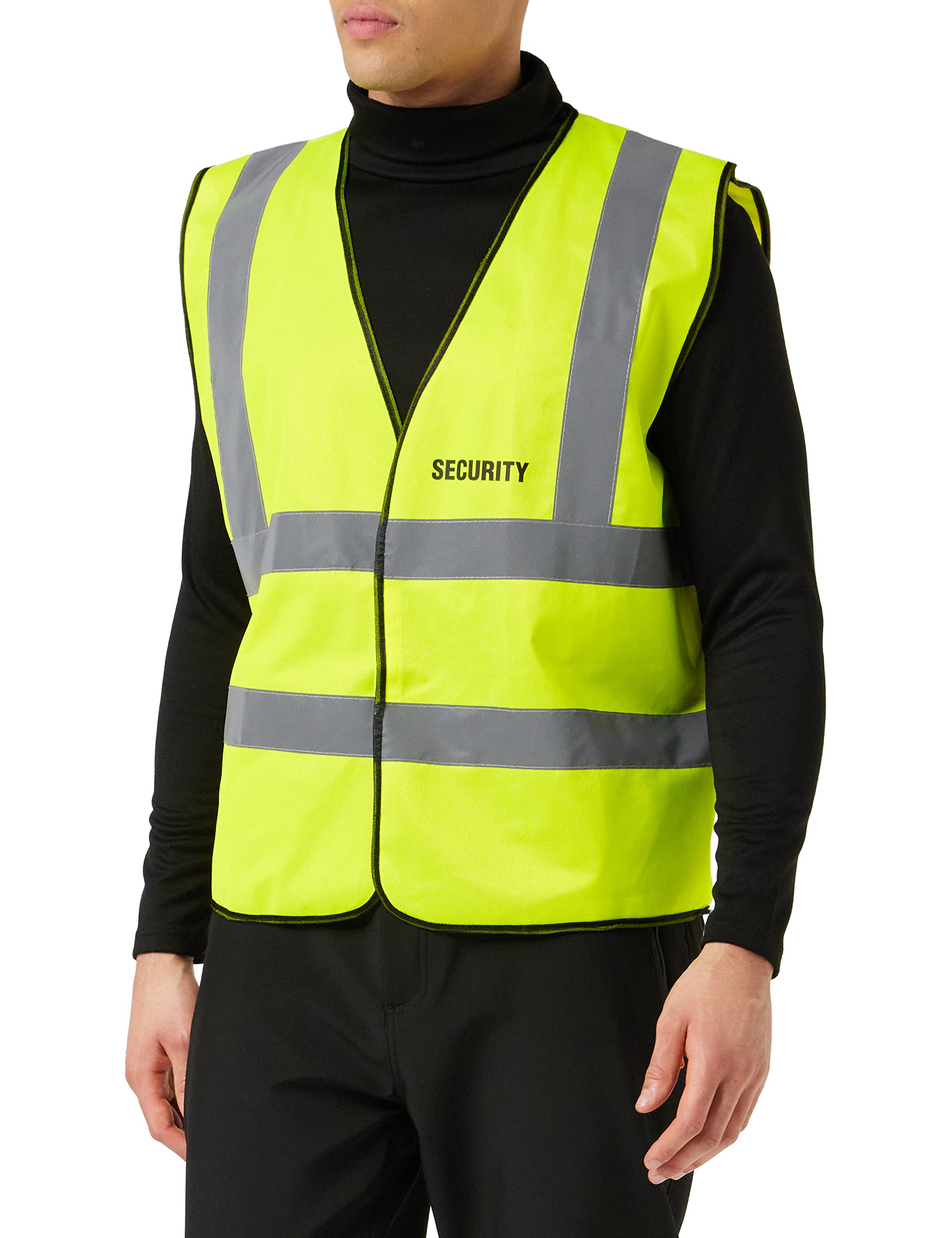 VSafety XL-Security Basic High-Visibility Safety Vest, X-Large, Yellow