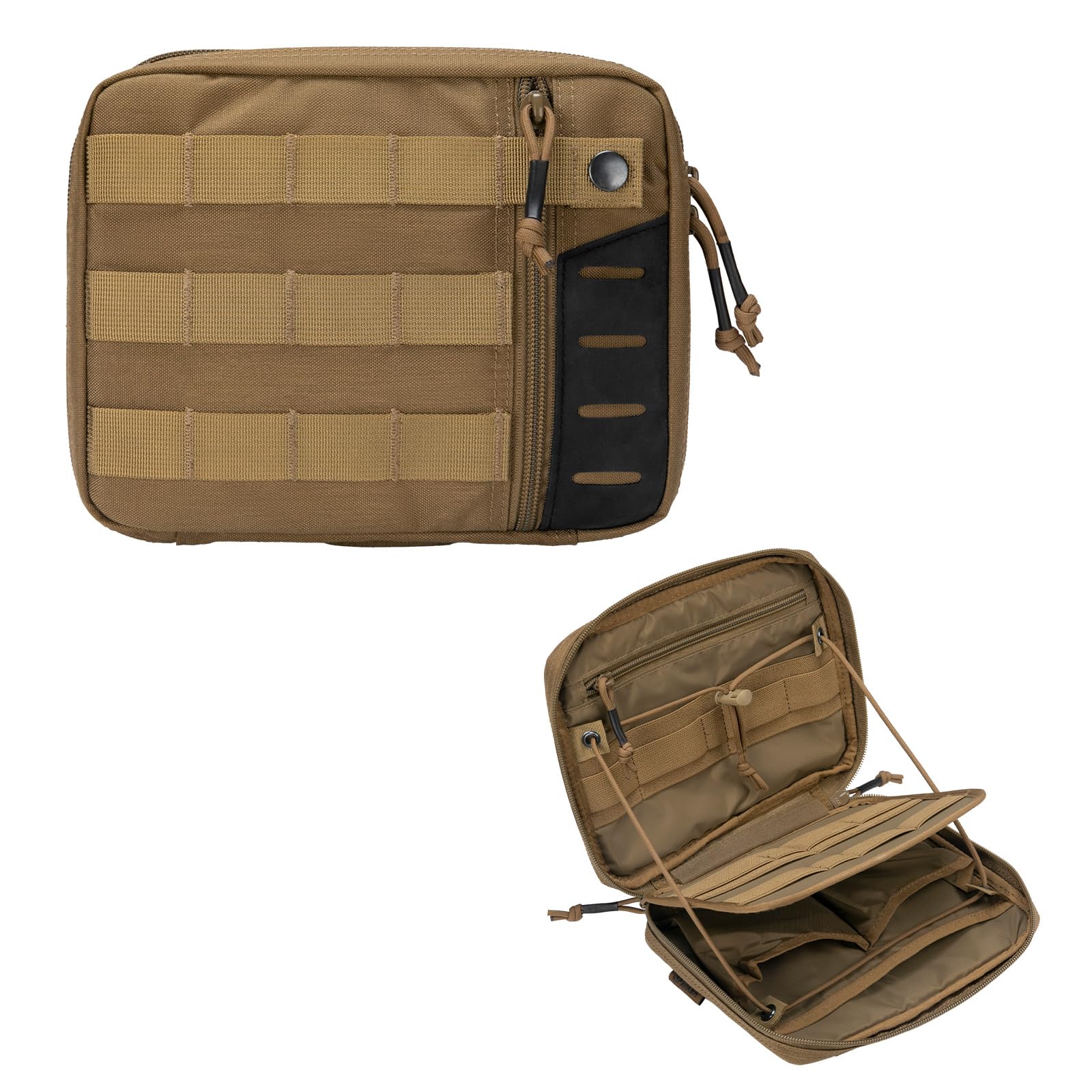 EXCELLENT ELITE SPANKER EDC Pouch Tactical Adminmolle Pouches Commanders Pouch Organizer Pocket Tool Bag(Coyote Brown)