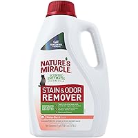 Nature's Miracle Stain and Odor Remover, Spot Stain and Odor Eliminator for Cats, Melon Burst Scent, 1 Gallon