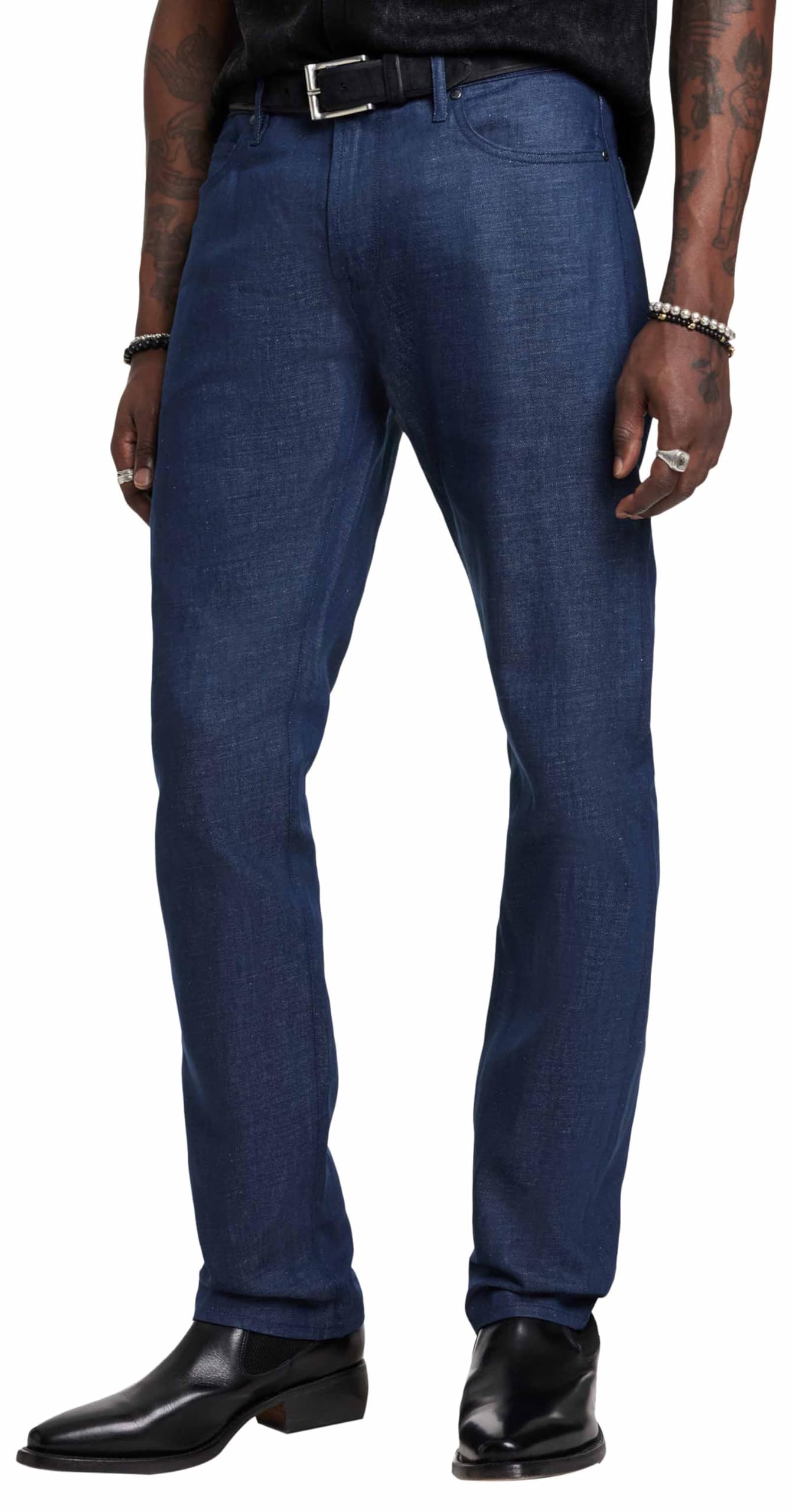 Photo 1 of John Varvatos Men's J701 Regular Fit Denim, Indigo