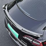 Xipoo Fit Tesla Model 3 Spoiler Wing Performance Carbon Fiber Spoiler Rear Trunk Lip Tail Lid for Tesla Model 3 Accessories(M