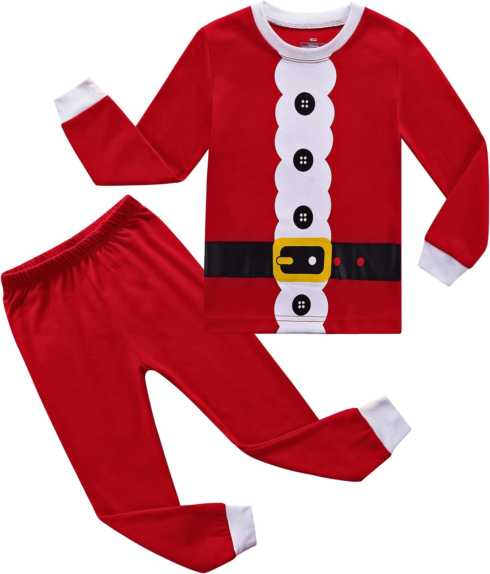 RKOIAN Little Girls' Long Sleeve Pajamas Sets Toddler 100% Cotton Pjs Kids Sleepwears