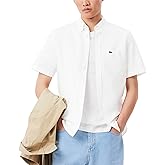 Lacoste Men's Regular Fit Short Sleeved Oxford Shirt