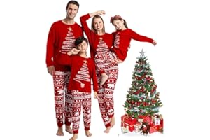 Oriental eLife Matching Family Christmas Pajamas Holiday Christmas Family Pajamas Sets Elf Family Matching Xmas Pjs Sleepwear